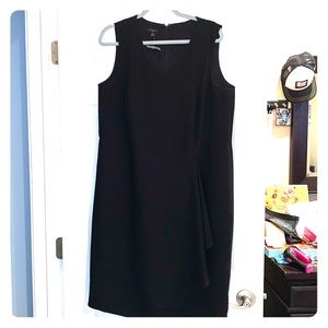 Talbots LBD - sz 14W - v-neck & ruffle front NWT